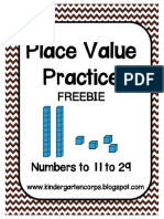 Place Value Practice: Freebie