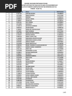 Kvpy Result 2017 SX SC ST