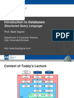 Introduction to Databases and Structured Query Language (SQL