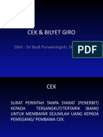 Cek & Bilyet Giro