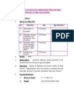 PAKISTAN ARMY ADVERTISEMENT FOR REGULAR COMMISSION THROUGH 141 PMA