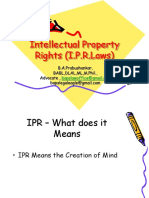 Lecture On IPR Intellectual Property Rights
