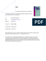 Rotator Cuff Related Shoulder Pain Assessment, Management and Uncertainties