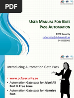 SOHAR Port Online Gate Pass Guide | PDF | Business | Finance & Money ...