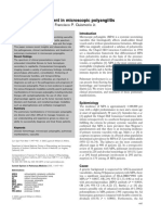 Pulmonary Involvement in Microscopic Polyangiitis