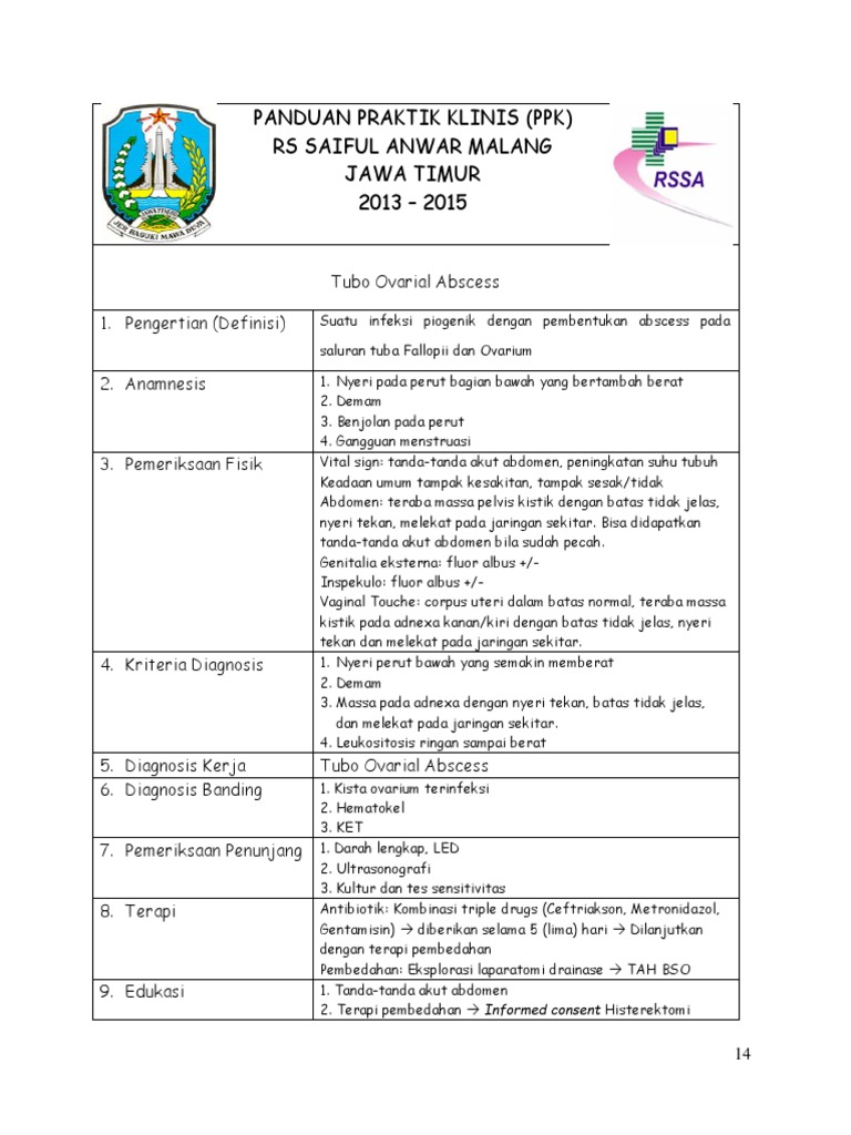 Clinical Pathway TOA | PDF