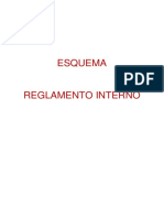 Esquema Reglamento Interno