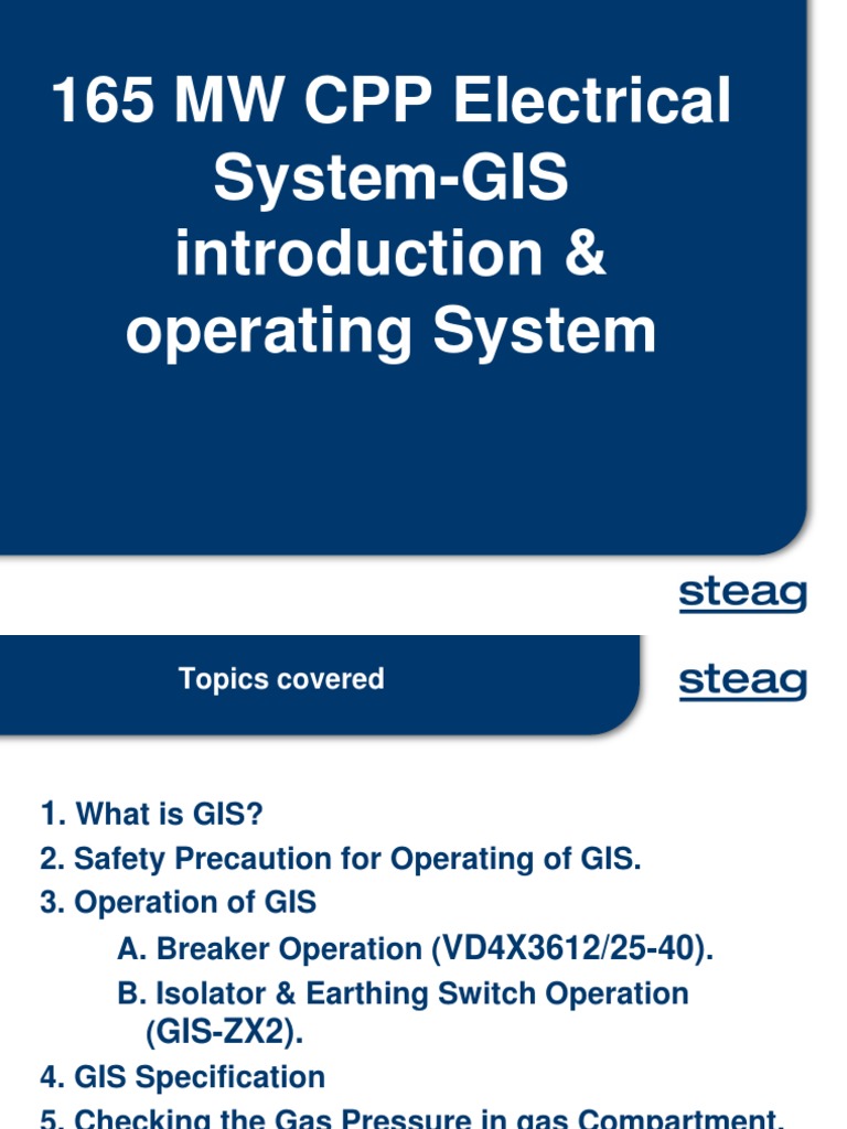 33kv Abb Gis System | PDF | Switch | Electricity