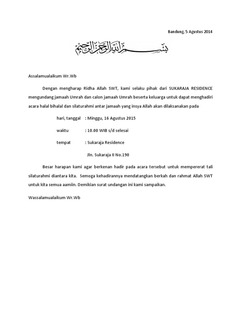 Surat Undangan