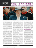 Margaret Thatcher: and Conservative Politics in England