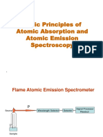 CH 8 and 10 - Basic Principles of Atomic Absorption and Atomic Emission Spectros
