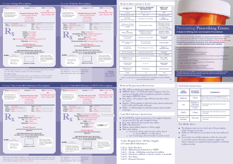 prescriptions examples.pdf | Medical Prescription | Pharmacy