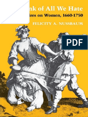 Felicity A. Nussbaum-The Brink of All We Hate - English Satires On Women,  1660-1750-University Press of Kentucky (1984), PDF, Satire
