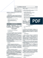 Aprueban Reglamento de La Ley 29196, Ley de Promocion de La P.O.