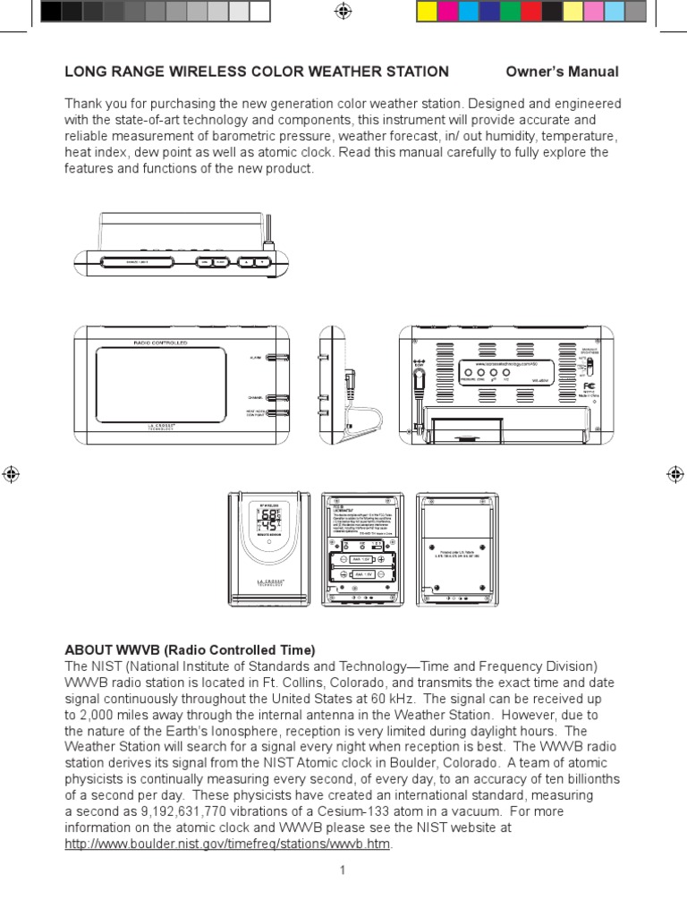 Lacrossetechnology Manual.ws 450W PDF Humidity
