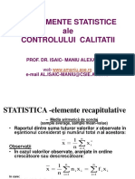 Fundame Ale Controlului Statistic