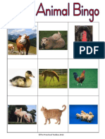 Farm Animal Bingo PDF