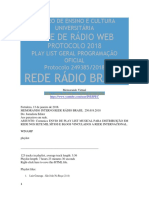 Radio Memorando Interno Rede Rádio Brasil 250.619.2018