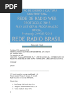 Bloco i de Play List Janeiro de 2018 Centro de Ensino e Cultura Universitária