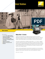 Nivo C Series Total Station: Datasheet