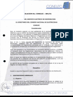 Regulacion No. CONELEC 004 01 PDF