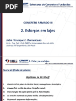 2. Esforços Em Lajes