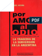 Por Amor Al Odio I - Carlos Manuel Acuña