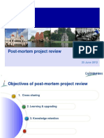 Post-mortem project review shares Vista learnings