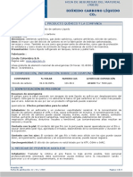 Fichas de Seguridad Del Dioxido de Carbono