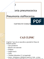 Curs 10 - Pneumonia Pneumococica. Pneumonia Stafilococica