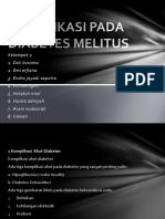 Komplikasi Pada Diabetes Melitus