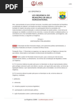 Lei Organica 1 1990 Belo Horizonte MG
