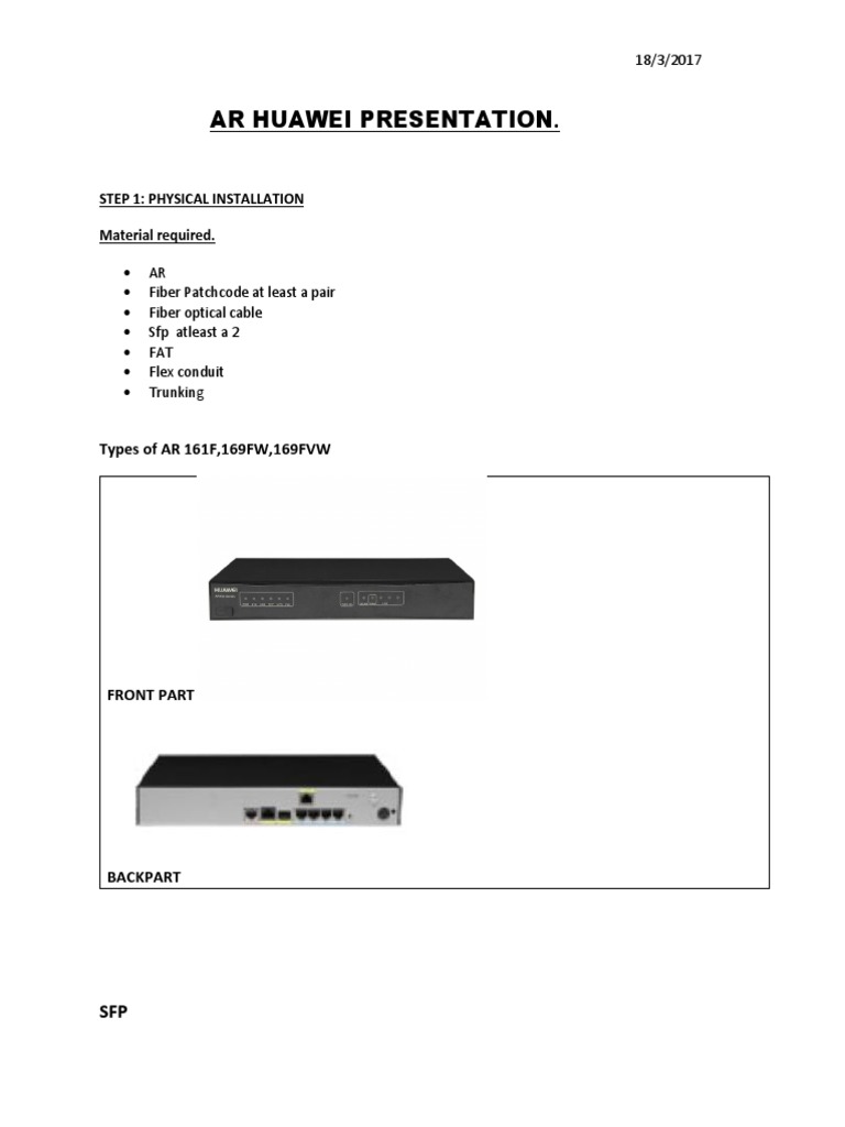 Huawei AR 160 Series Configuration. | PDF | Ip Address | Domain Name System