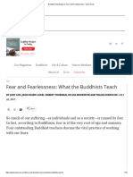 Buddhist Teachings on Fear and Fearlessness - Lion's Roar