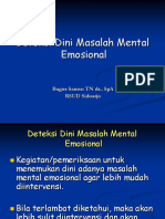 DR Bagus Deteksi Dini Masalah Mental