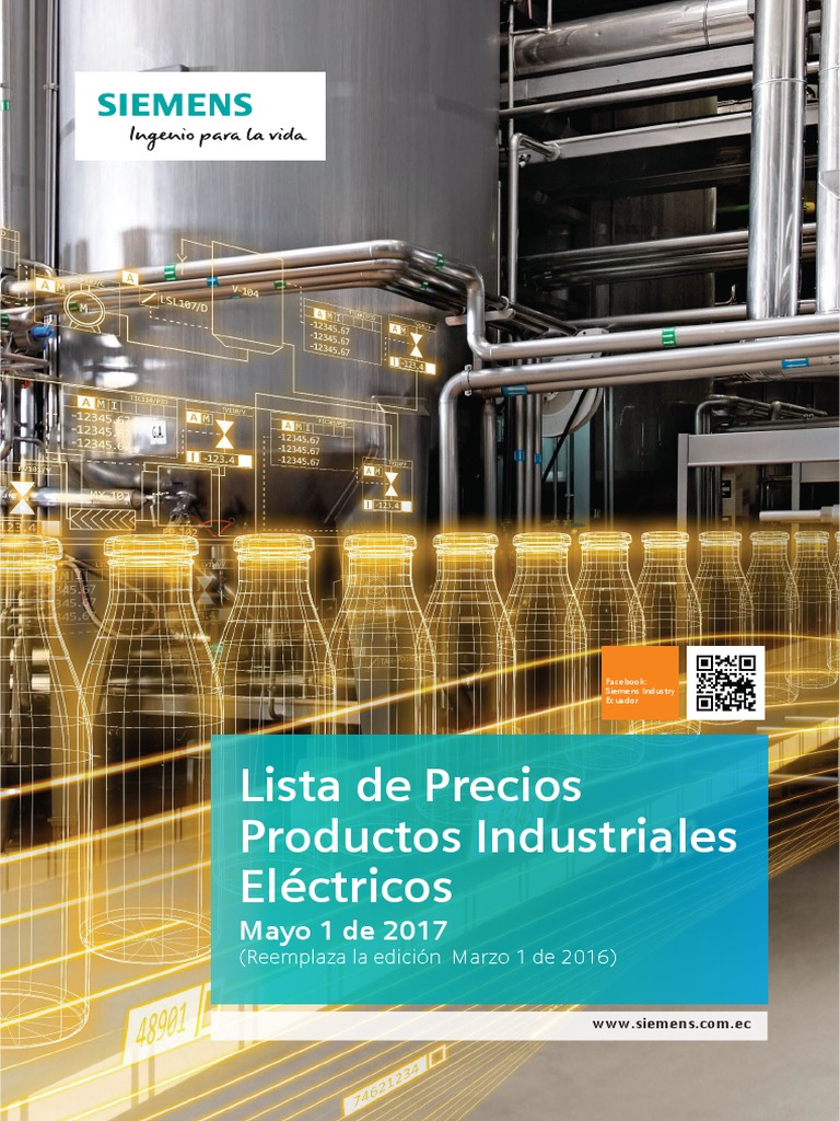 Lista de Precios Siemens Mayo24 2017 PDF Scada Computación en la nube