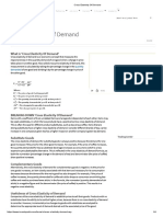 Cross Elasticity of Demand