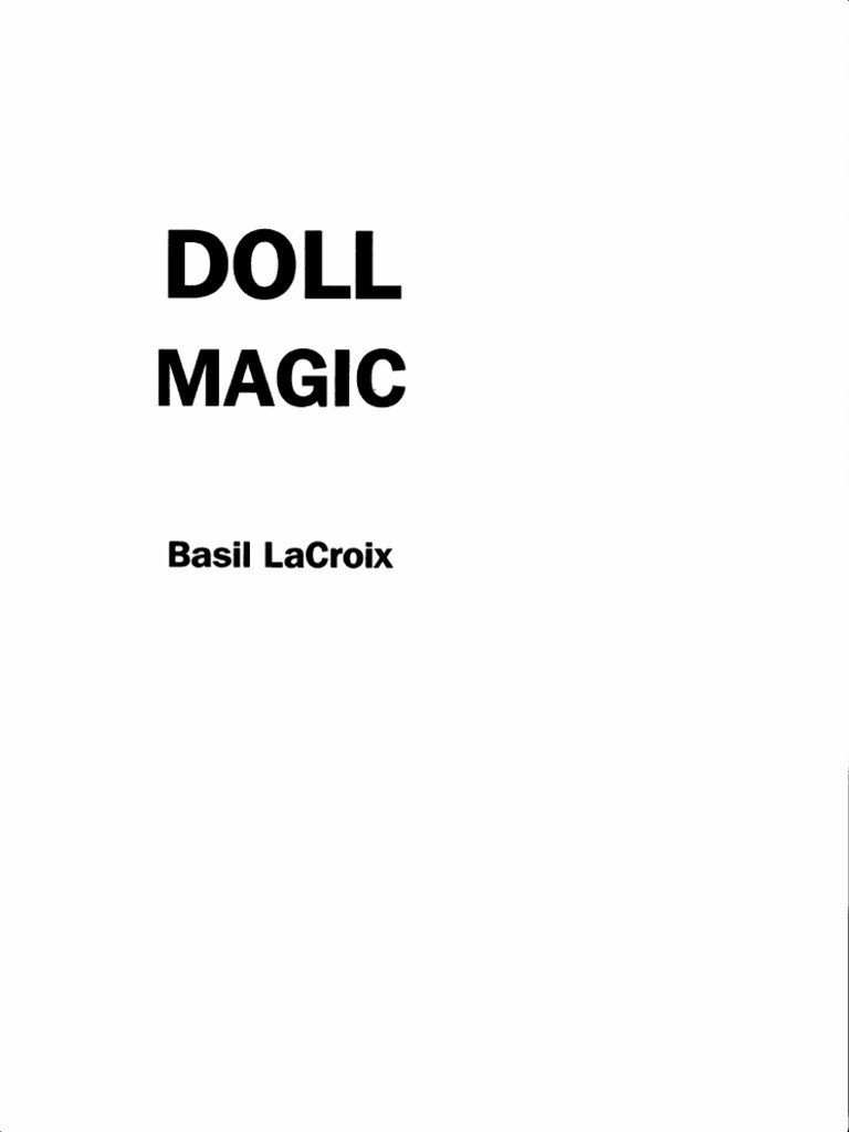 Doll Magic PDF | PDF