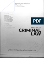 2016 Criminal UP Preweek PDF