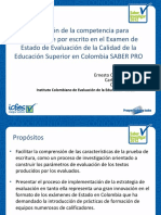 Ernesto Cuchimaque-Carlos Ordonez-Carlos Pardo - Evaluacion de competencia para comunicarse por escrito en el examen Saber Pro.pdf