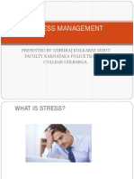 Stress Management Presented by Gururaj