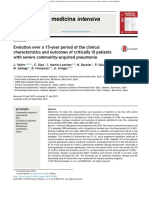 Evolution Over A 15-Year Period of The Clinical Characteristics and Outcomes of Critically Ill Patients With Severe Community-Acquired Pneumonia