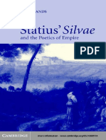 (Carole E. Newlands) Statius' Silvae and The Poeti (