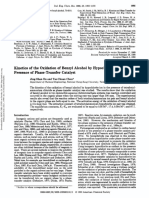 959 Kinetics of the Oxidation of Benzyl Alcohol by Hypochlorite Ion in the Presence of Phase Transfer Catalystae22