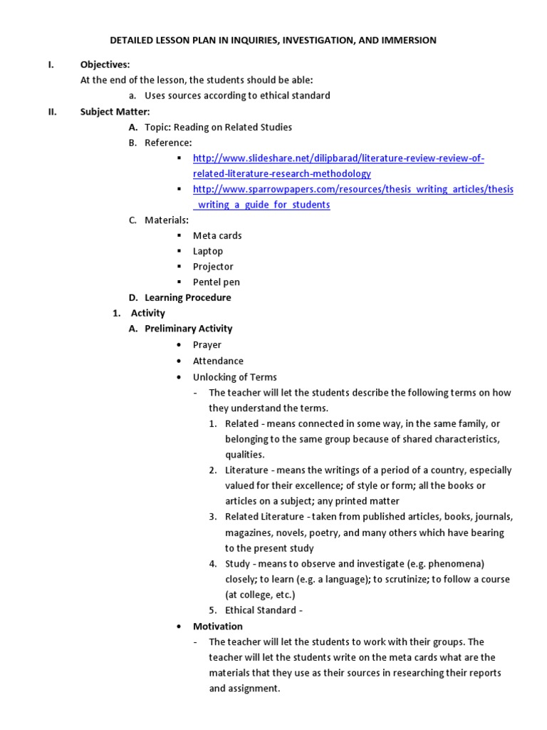 Detailed plan thesis image