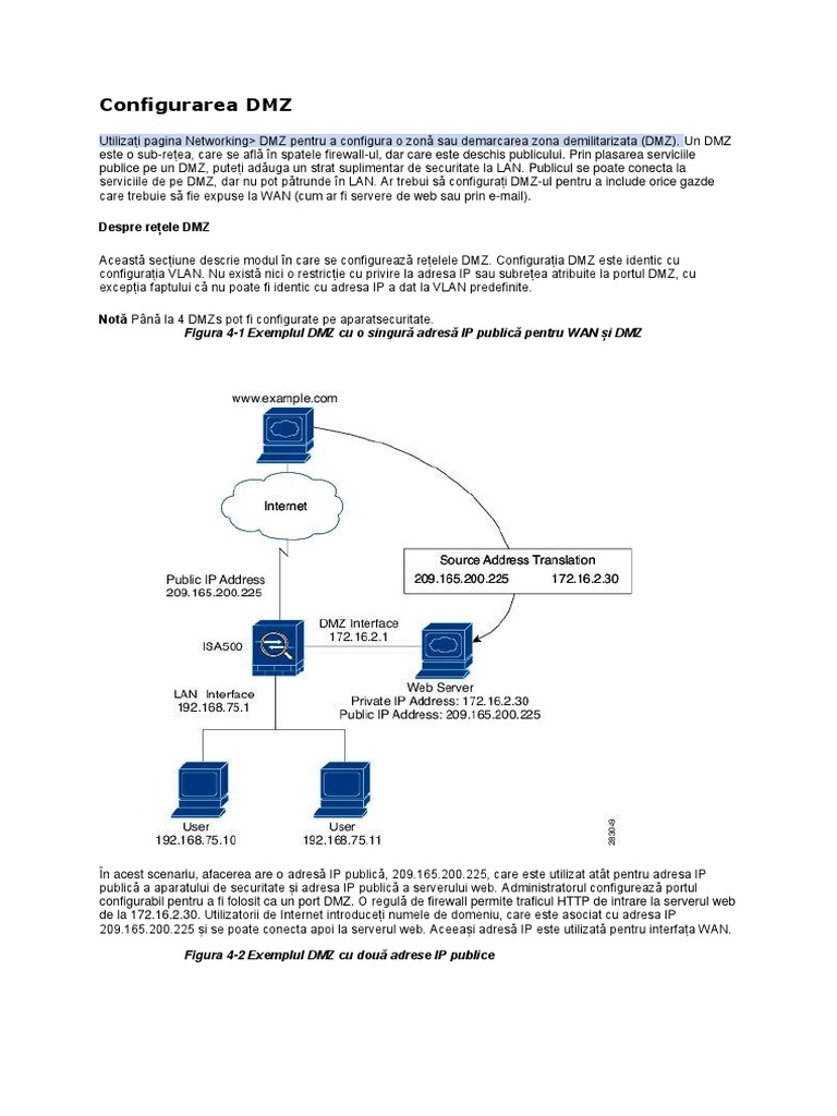 Configurarea DMZ | PDF