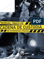 Manual Único de Cadena de Custodia de Evidencias (29sep17)