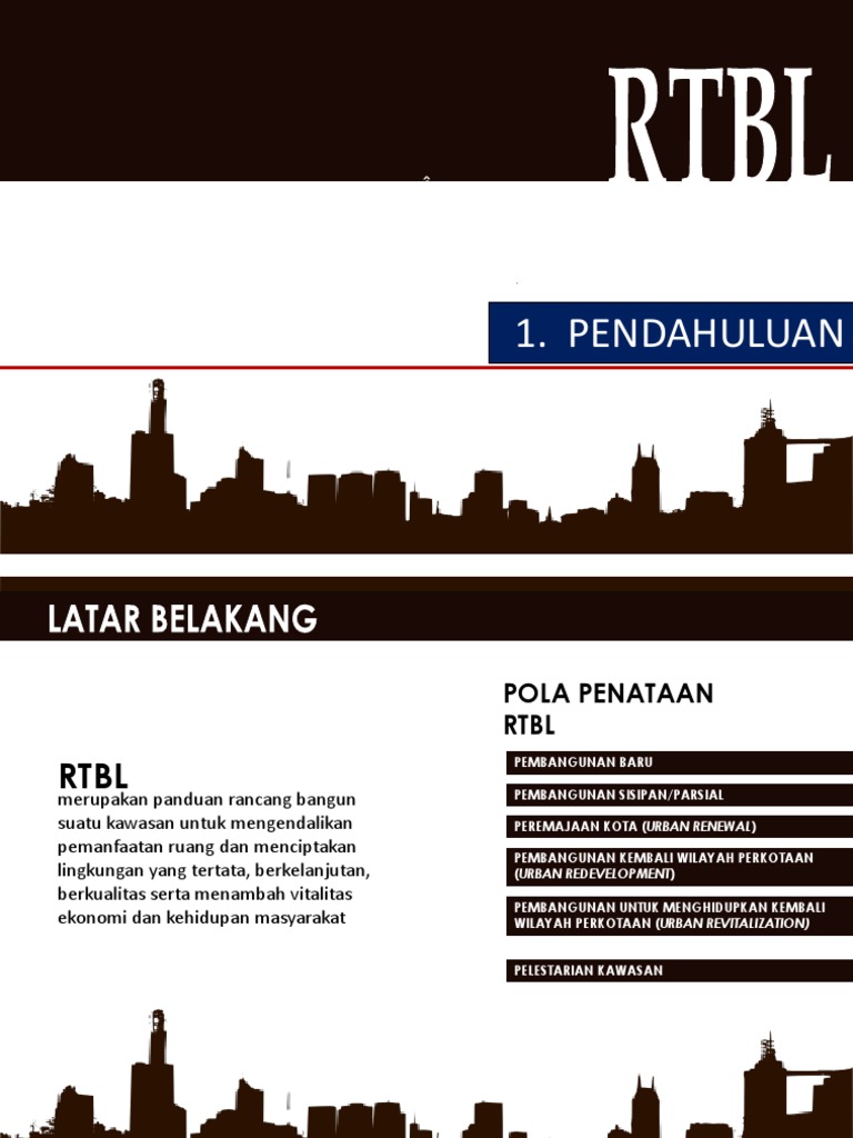 Panduan Rencana Tata Bangunan RTBL | PDF