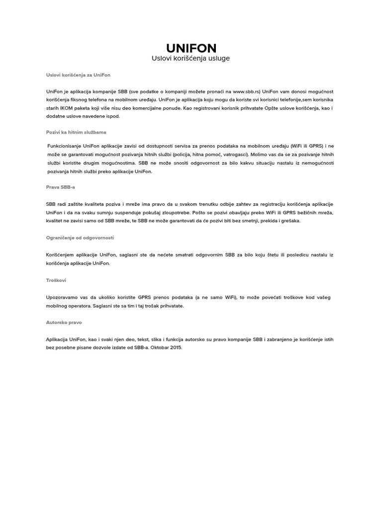 UNIFON | PDF