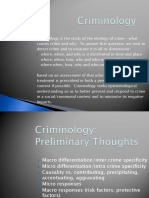 Criminology